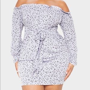 Off the shoulder dress by “Pretty Little Things”